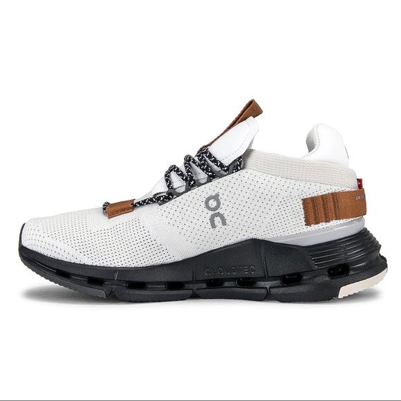 ON Running Couldnova Women Shoes Size 8.5 White Pecan - Picture 4 of 13